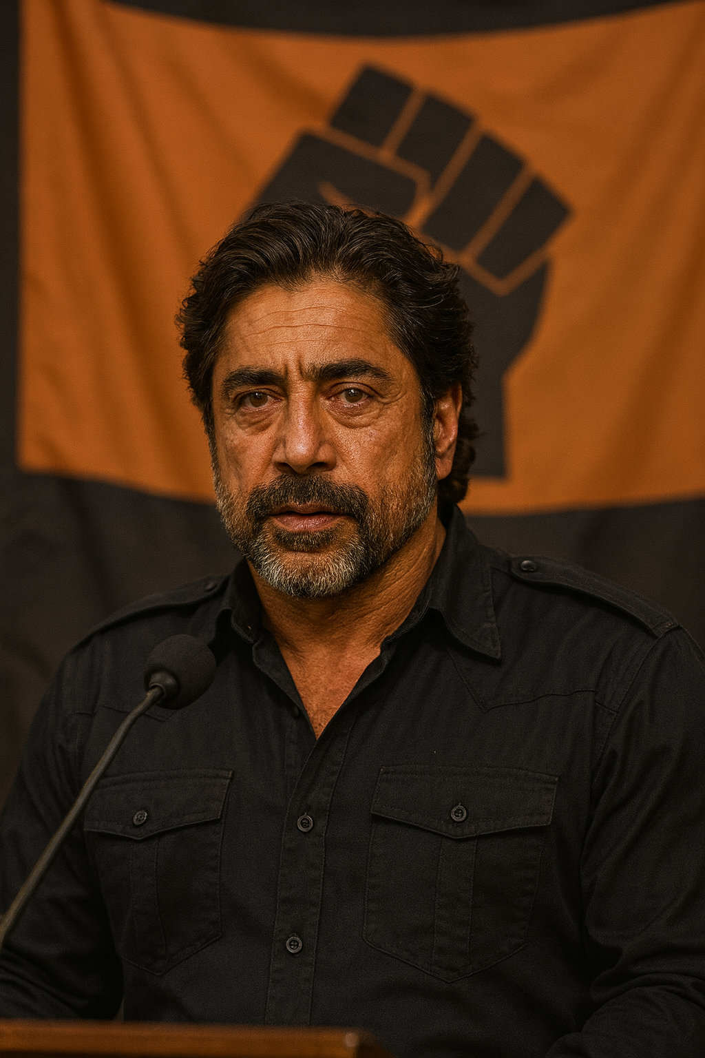 Photographie de Salvator Ruiz, leader du mouvement des Libérateurs, 2021